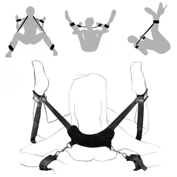 Adult Games Erotic Sex Toys For Woman Couples SM Fetish Slave BDSM Bondage Restraints Handcuffs Shackles Erotic Accessories - Image 4