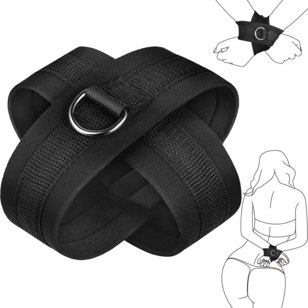 Adult Games Erotic Sex Toys For Woman Couples SM Fetish Slave BDSM Bondage Restraints Handcuffs Shackles Erotic Accessories - Image 5