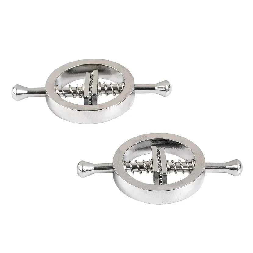 Stainless Steel Adjustable Nipple Clips Erotic Goods Nipple Stimulation Breast Bondage Restraint Fetish Bdsm Sex Toy for Woman