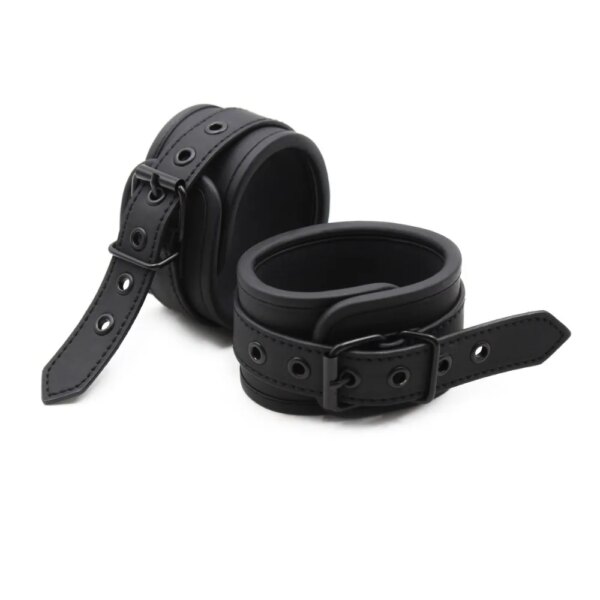 Thierry Adjustable Erotic PU Leather Handcuffs Wrist Ankle Cuffs Bondage Restraints Adult Games BDSM Sex Toys Exotic Accessories - Image 3