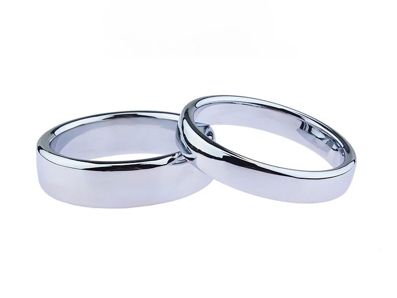 6 sizes Stainless Steel Male Penis Ring Ball Scrotum Stretcher Ejaculation Delay Metal Cock Rings BDSM Sex Toys For Men Cockring