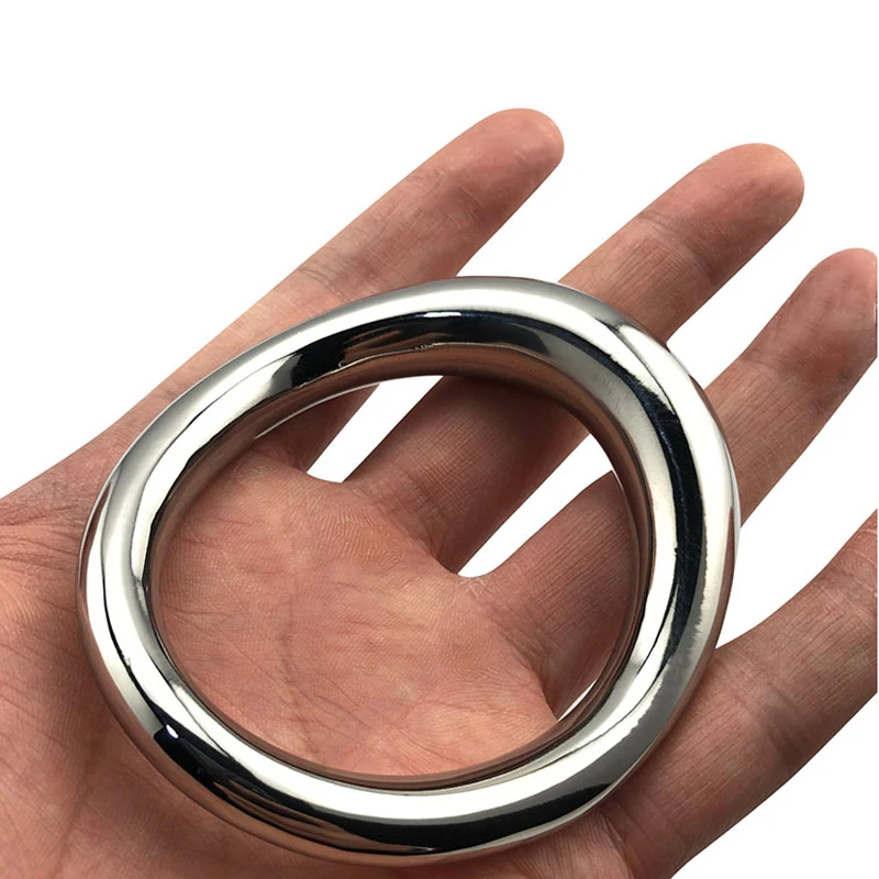 Stainless steel penis bondage lock cock Ring Heavy Duty male metal Ball Scrotum Stretcher Delay ejaculation BDSM Sex Toy men Stainless steel penis bondage lock cock Ring Heavy Duty male metal Ball Scrotum Stretcher Delay ejaculation BDSM Sex Toy men