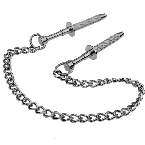 Stainless Steel Nipple Milk Clips with Metal Chain Breast Labia Clip Sex Slaves Nipple Clamps Bdsm Bondage Sex Toys For Couples - Image 4