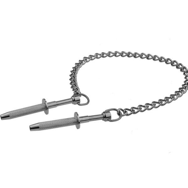 Stainless Steel Nipple Milk Clips with Metal Chain Breast Labia Clip Sex Slaves Nipple Clamps Bdsm Bondage Sex Toys For Couples - Image 5