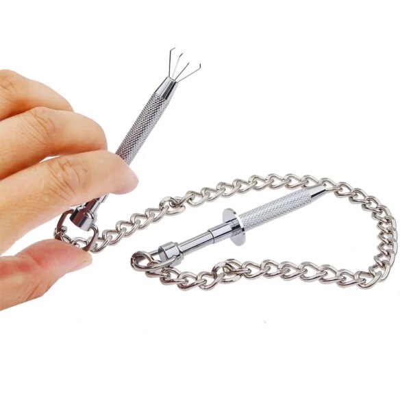 Stainless Steel Nipple Milk Clips with Metal Chain Breast Labia Clip Sex Slaves Nipple Clamps Bdsm Bondage Sex Toys For Couples - Image 6