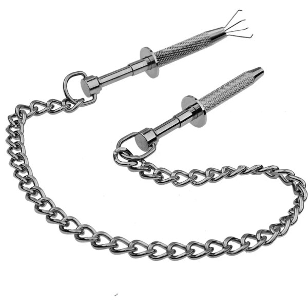 Stainless Steel Nipple Milk Clips with Metal Chain Breast Labia Clip Sex Slaves Nipple Clamps Bdsm Bondage Sex Toys For Couples - Image 2