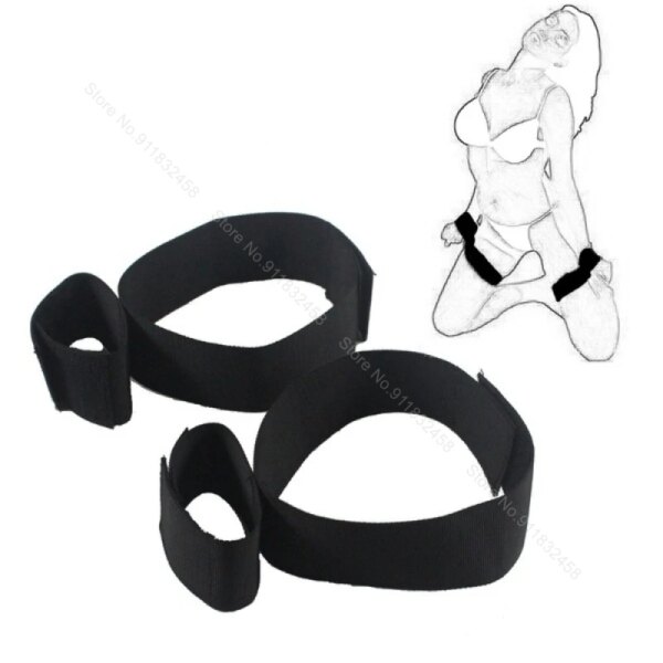 Adult Couples Erotic BDSM Bondage Restraints Slave Wrists & Ankle Cuffs No Vibrator Sex Toys For Women Men Accessories Sex Shop - Image 2