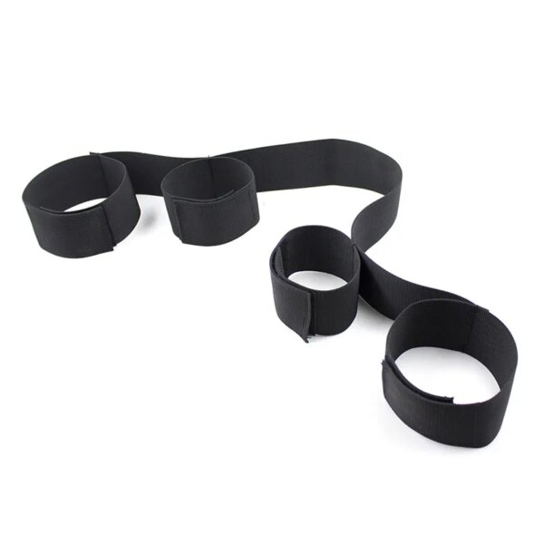 Adult Couples Erotic BDSM Bondage Restraints Slave Wrists & Ankle Cuffs No Vibrator Sex Toys For Women Men Accessories Sex Shop - Image 4