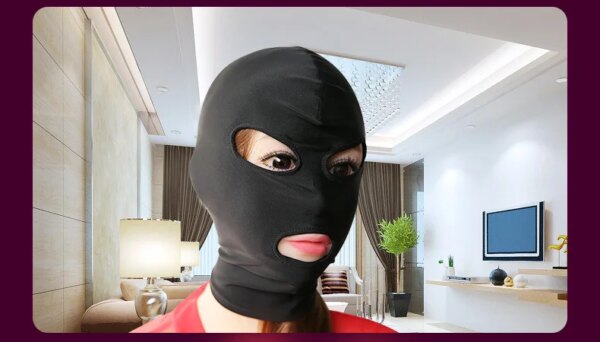 Mask Hood Sexy Toys Open Mouth Eye Bondage Party Mask Cosplay Slave Punish Headgear Adult Game BDSM Bondage Set - Image 5