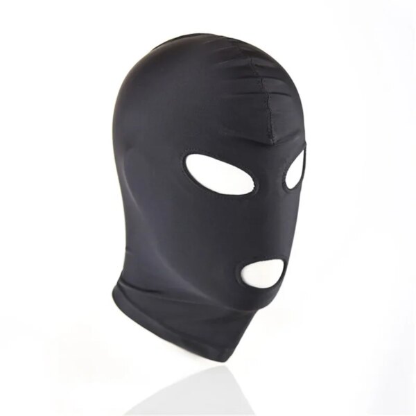 Mask Hood Sexy Toys Open Mouth Eye Bondage Party Mask Cosplay Slave Punish Headgear Adult Game BDSM Bondage Set - Image 2