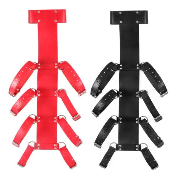 Behind Back BDSM Bondage Restraints Slave Armbinder Fetish Harness Erotic Sex Belt Erotic Products For Adult SM Games - Image 2