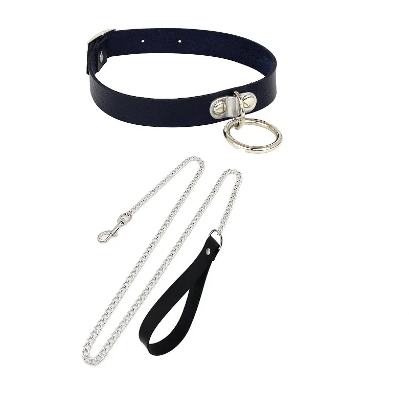 Sexy Necklace Collar Leather Bdsm Cosplay Slave Heart Collars And Leash Set For Women Bondage Gothic Choker Bell Accessories Sexy Necklace Collar Leather Bdsm Cosplay Slave Heart Collars And Leash Set For Women Bondage Gothic Choker Bell Accessories