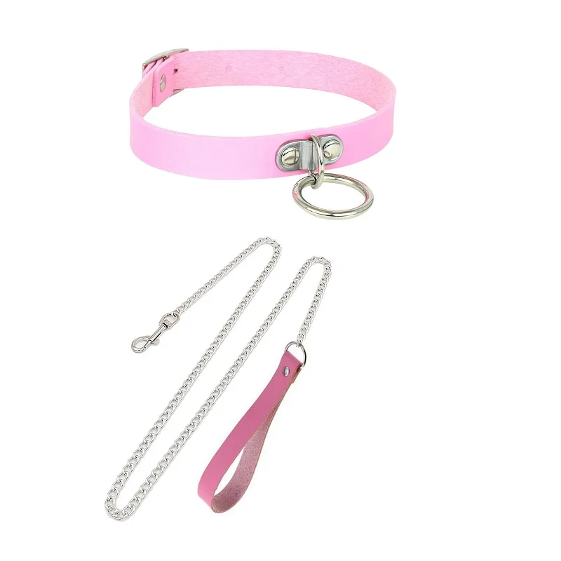 Sexy Necklace Collar Leather Bdsm Cosplay Slave Heart Collars And Leash Set For Women Bondage Gothic Choker Bell Accessories Sexy Necklace Collar Leather Bdsm Cosplay Slave Heart Collars And Leash Set For Women Bondage Gothic Choker Bell Accessories