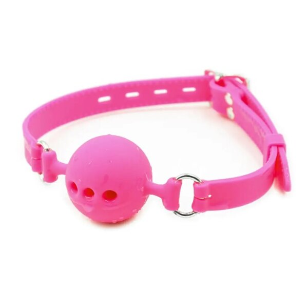 3 Sizes Soft Safety Silicone Open Mouth Gag Ball Bdsm Bondage Slave Ball Gag Erotic Sex Toys For Woman Couples Adult Sex Games - Image 5
