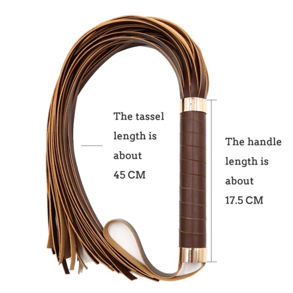 Bondage Flogger Flirting PU Leather Whip Bdsm Spanking Flogger Tassel Bondage Restraints Sex Toys For Couples Woman Adult Games - Image 3