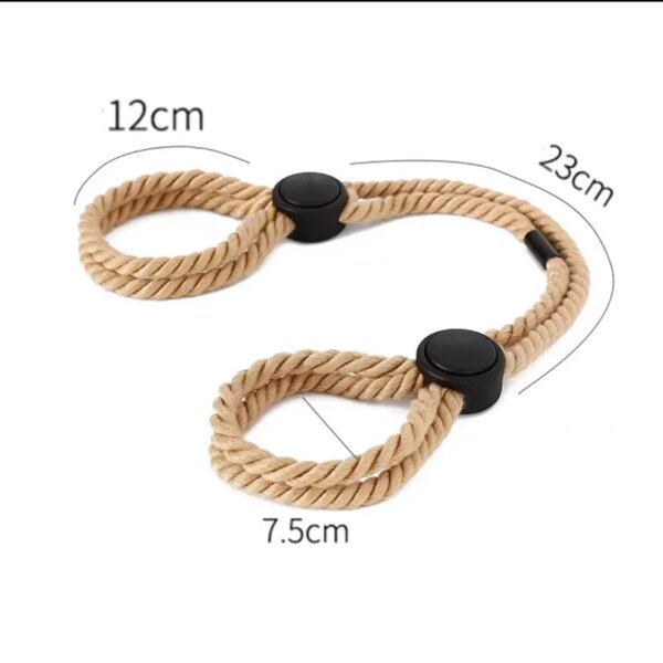 Cotton Rope Cuffs Handcuffs Ankle Cuff Restraints Bondage Bracelet BDSM Fetish Adult Sex Toys for Co - Image 5