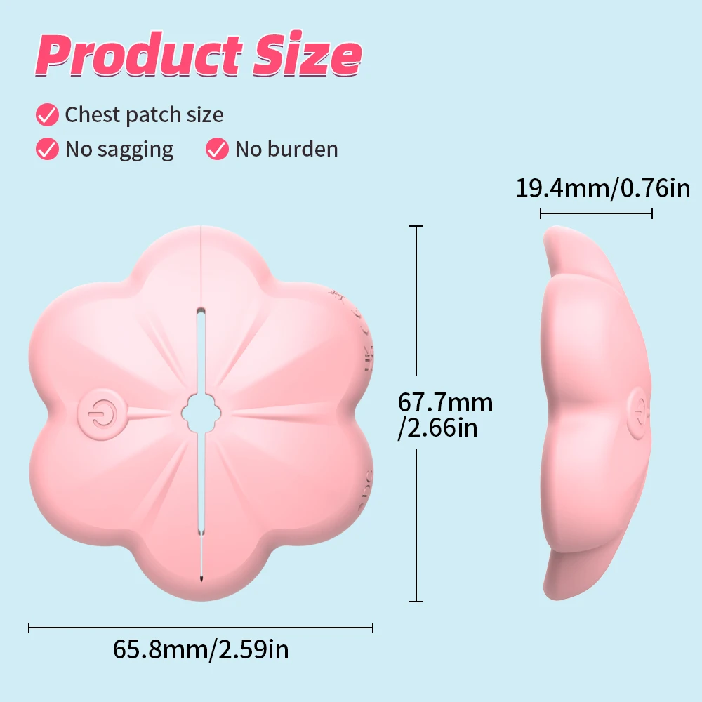 Rose Nipple Clamps Vibrator Female Wearable Adjustable Remote Control Nipples Stimulator BDSM Sex Pleasure Adult Toys for Women