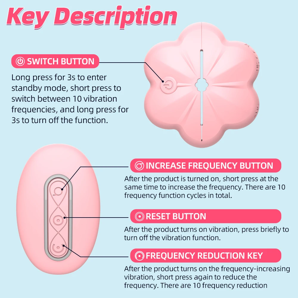 Rose Nipple Clamps Vibrator Female Wearable Adjustable Remote Control Nipples Stimulator BDSM Sex Pleasure Adult Toys for Women