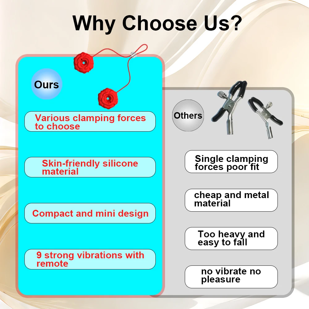 Rose Nipple Clamps Vibrator Female Wearable Adjustable Remote Control Nipples Stimulator BDSM Sex Pleasure Adult Toys for Women