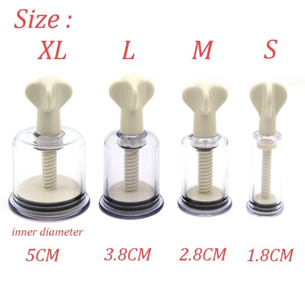 2pcs BDSM Toy Set,Pussy Clit Nipple Sucker Clamp,Breast Enlargement Vacuum Pump G-spot Stimulate Massage Adult Sex Toy For Women - Image 3