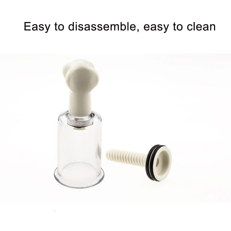 2pcs BDSM Toy Set,Pussy Clit Nipple Sucker Clamp,Breast Enlargement Vacuum Pump G-spot Stimulate Massage Adult Sex Toy For Women