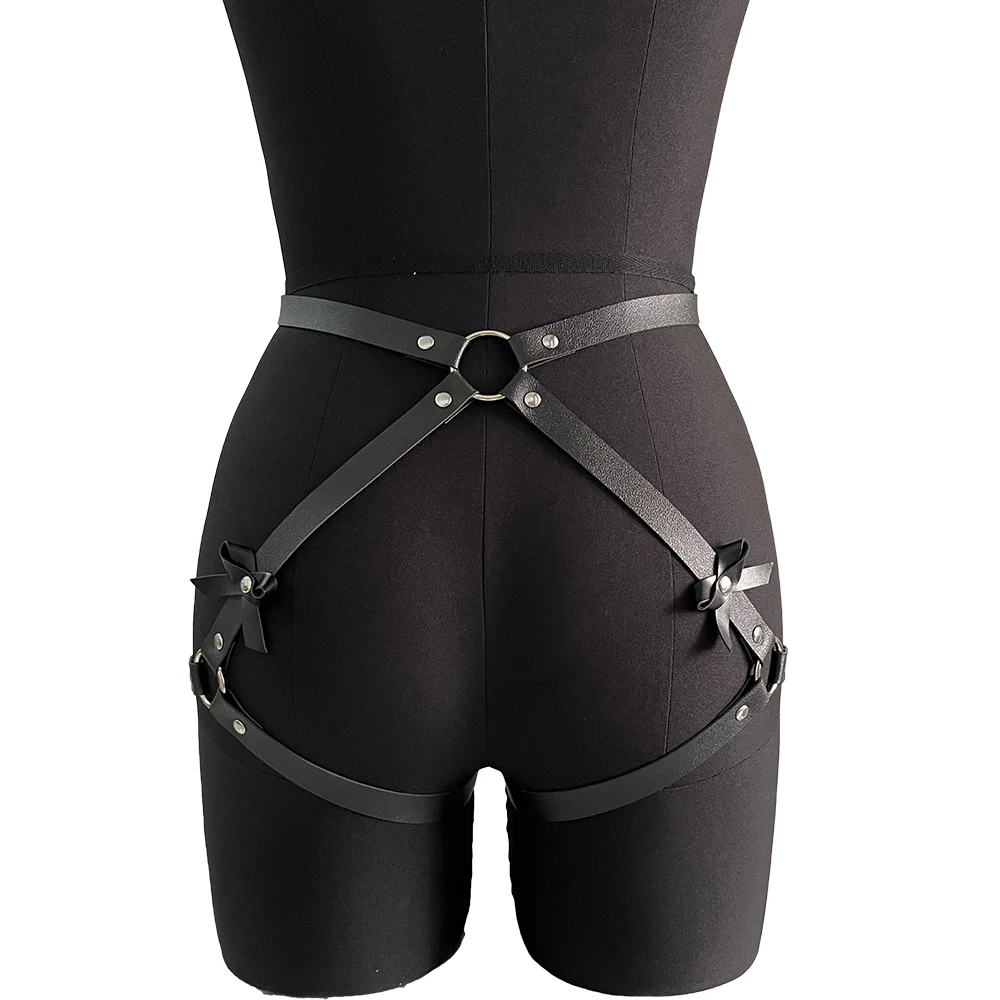Women Bondage Body Harness Lingerie Goth Crop Tops Leather Bra Cage BDSM Collar Body Harness Belt Chain Slave Breasts Sex Toys Women Bondage Body Harness Lingerie Goth Crop Tops Leather Bra Cage BDSM Collar Body Harness Belt Chain Slave Breasts Sex Toys