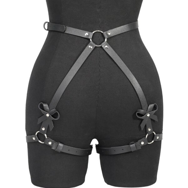 Women Sexy Garter Belt Leather Lingerie Leg Harness Sex Toy Thigh Garter Bdsm Bondage Lingerie Gothic Fetish Clothing - Image 5