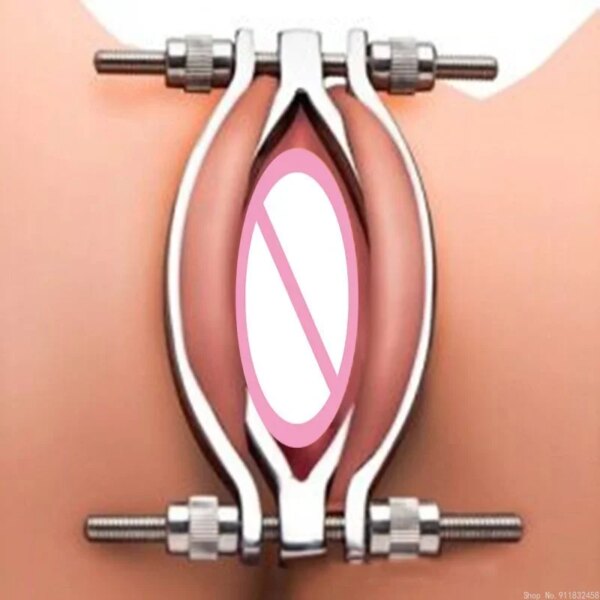 Labia Spreader Strap with Clamp Clip Onto Clitoris Spread Pussy Open Vagina Stimulator BDSM Bondage Nipple Sucker Sex Toys Slave - Image 2