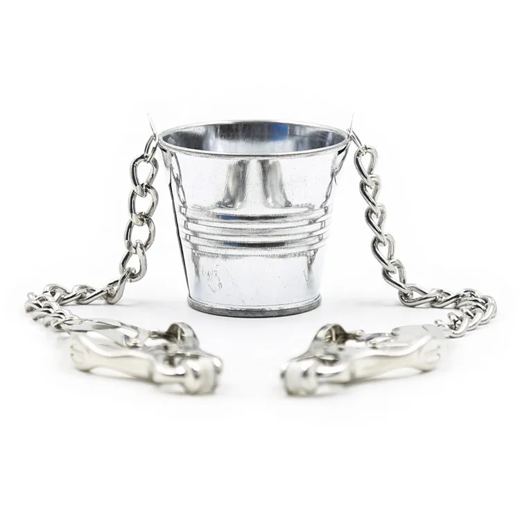 Labia Spreader Strap with Clamp Clip Onto Clitoris Spread Pussy Open Vagina Stimulator BDSM Bondage Nipple Sucker Sex Toys Slave