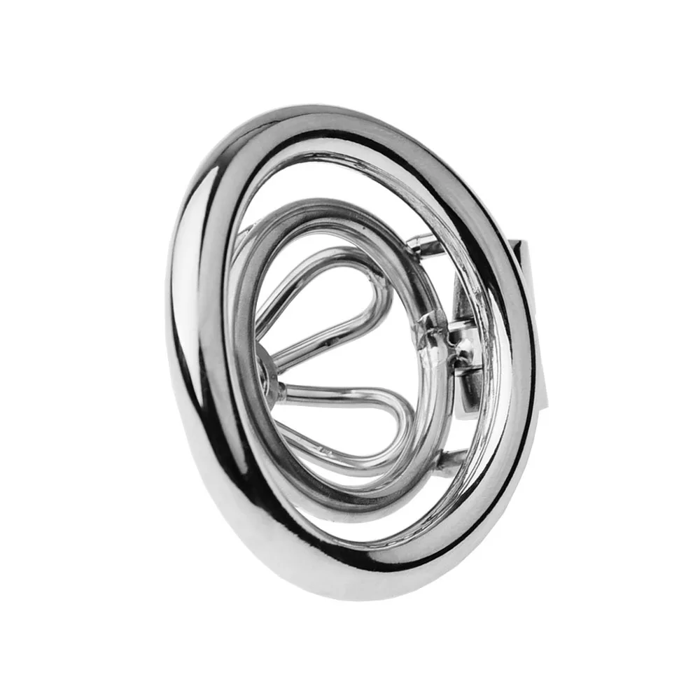 Latest Design Stainless Steel Male Chastity Device Cock Cage with Arc Penis Ring Sex Toys for Men Urethral Lock Adult Game Toy