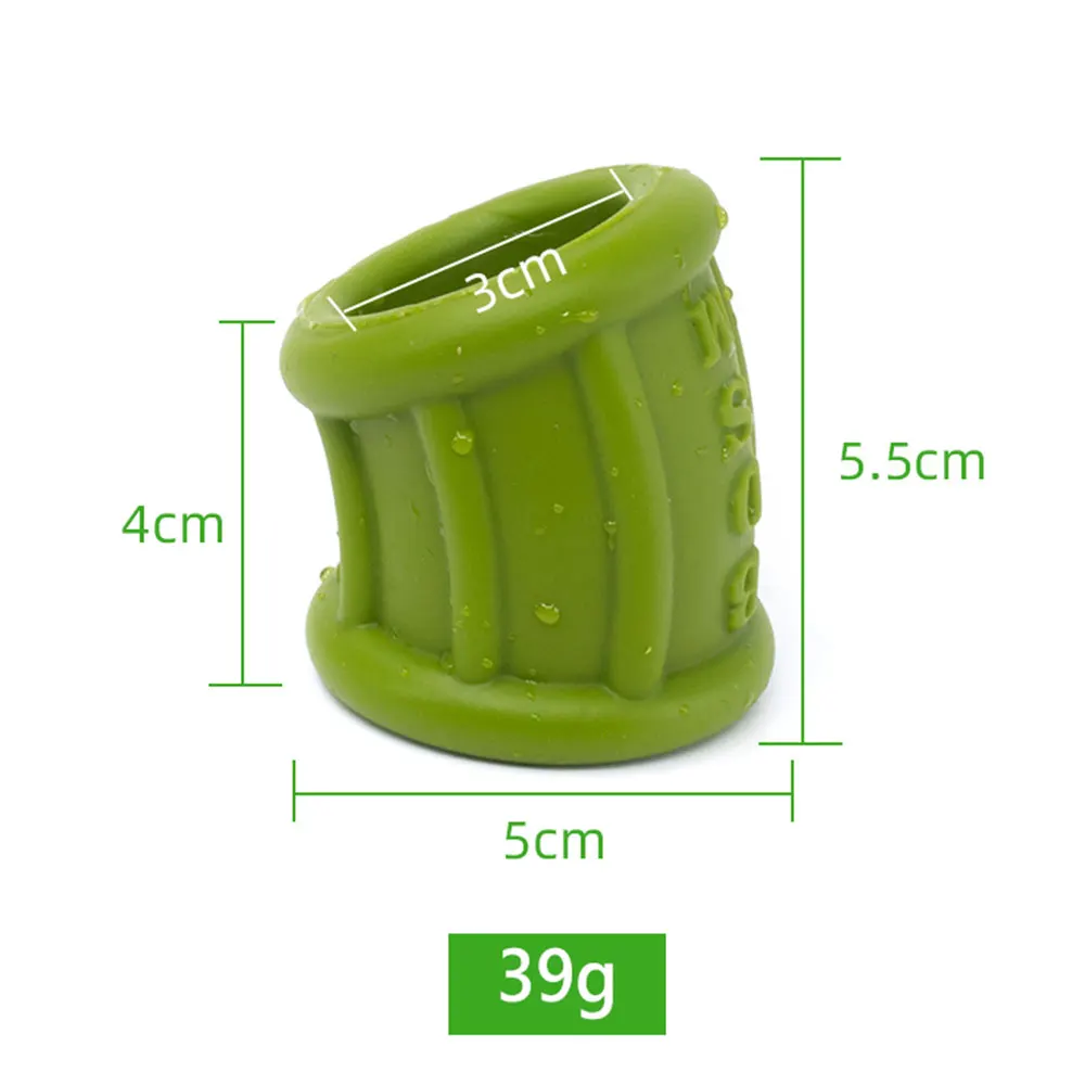 Super Soft Silicone Penis Ring Delay Ejaculation Ball Scrotum Stretcher Triple Cockring Testicle Semen Lock BDSM Sex Toy for Men