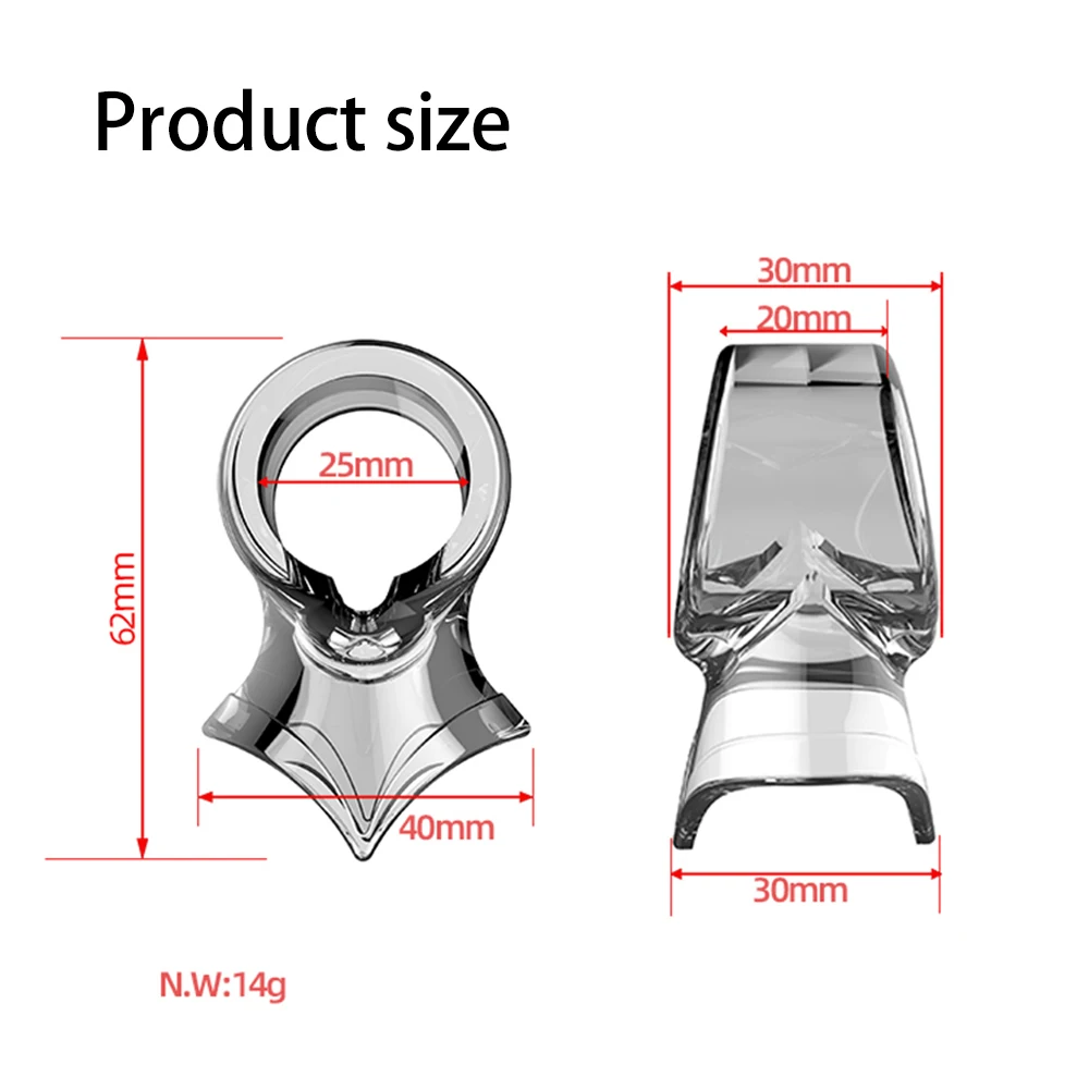 Super Soft Silicone Penis Ring Delay Ejaculation Ball Scrotum Stretcher Triple Cockring Testicle Semen Lock BDSM Sex Toy for Men
