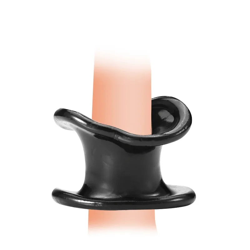 Super Soft Silicone Penis Ring Delay Ejaculation Ball Scrotum Stretcher Triple Cockring Testicle Semen Lock BDSM Sex Toy for Men