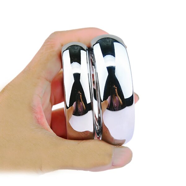 6 Size Metal Cock Ring Sex-Toys For Men Penis bondage lock Delay Ejaculation Penis Rings Weight Cockring Sex Toys For Adults 18 - Image 4