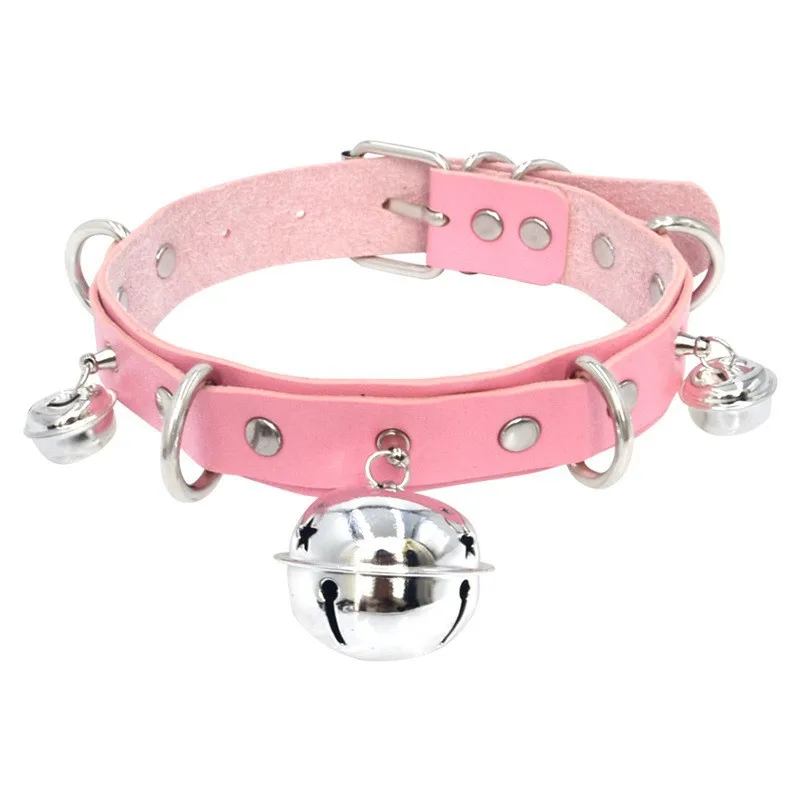 Funny Sexy Punk Leather Choker Necklace With Bell Metal Trendy Chocker Collar Necklace Boho Gothic Costume Jewelry Accessories Funny Sexy Punk Leather Choker Necklace With Bell Metal Trendy Chocker Collar Necklace Boho Gothic Costume Jewelry Accessories