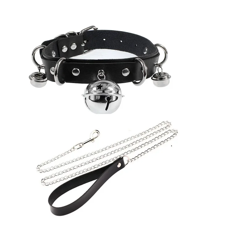 Funny Sexy Punk Leather Choker Necklace With Bell Metal Trendy Chocker Collar Necklace Boho Gothic Costume Jewelry Accessories Funny Sexy Punk Leather Choker Necklace With Bell Metal Trendy Chocker Collar Necklace Boho Gothic Costume Jewelry Accessories