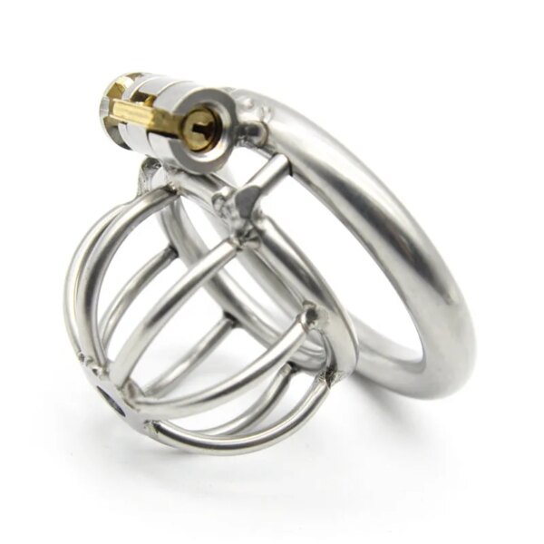 Small Penis Lock Cock Cage Male Chastity Urethral Catheter Penis Ring Chastity Device BDSM Sex Toys Bondage CB6000 Drop Shipping - Image 4