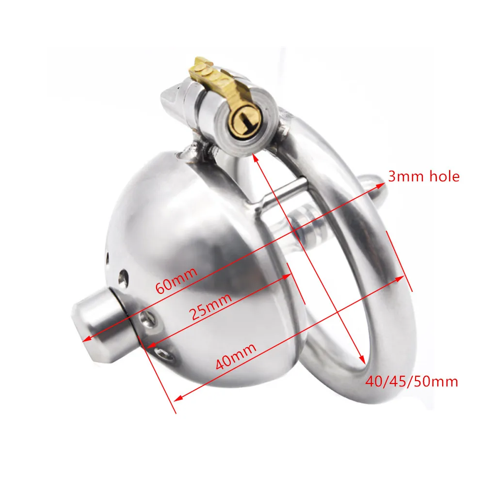 Small Penis Lock Cock Cage Male Chastity Urethral Catheter Penis Ring Chastity Device BDSM Sex Toys Bondage CB6000 Drop Shipping