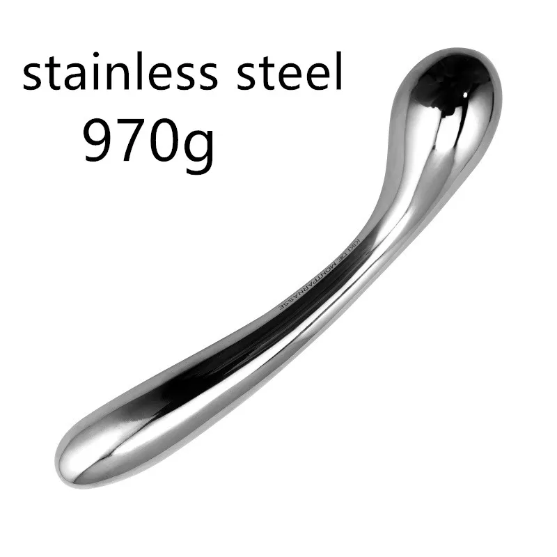 Heavy stainless steel double fake dildo G Spot wand anal beads butt plug metal prostate massager vaginal female sex toy women Heavy stainless steel double fake dildo G Spot wand anal beads butt plug metal prostate massager vaginal female sex toy women