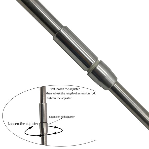 Stainless Steel Open Leg Rod for Sex Slave Cosplay Anklecuff Open Leg Restraint BDSM Bondage Adjustable Sex Toy - Image 3