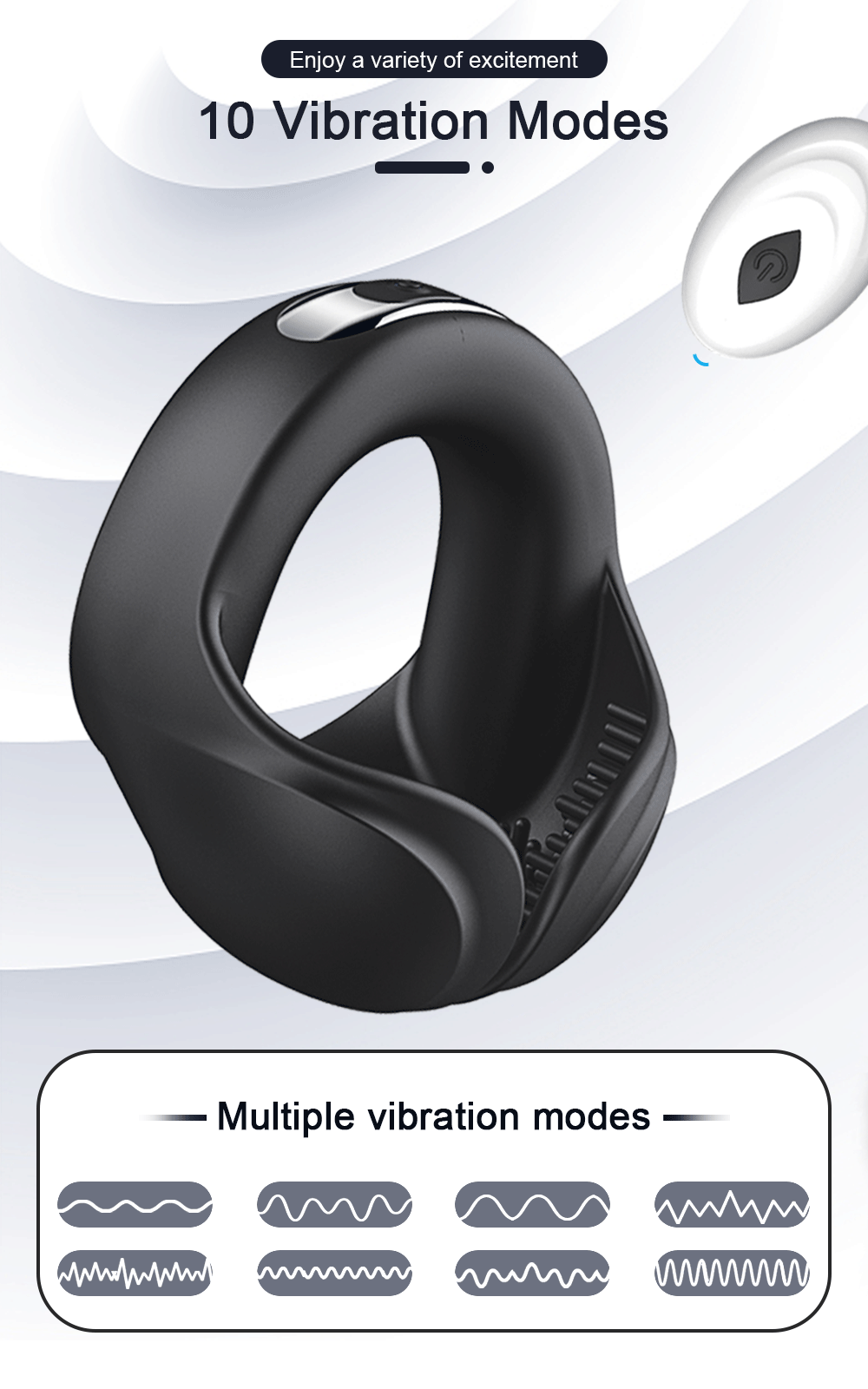 Men Cock Ring Ejaculation Delay Testicles Perineum Vibrator Stimulator Sex Toy for Couples Games Sex Anal Vibrating Massager Men Cock Ring Ejaculation Delay Testicles Perineum Vibrator Stimulator Sex Toy for Couples Games Sex Anal Vibrating Massager