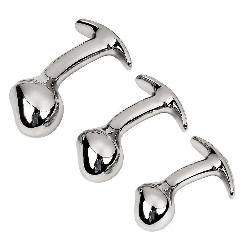 Small Medium Large Anal Beads Butt Plug Set Fake Dildo Metal Anal Plug Wearable Insert Sex Toy For Male Female Small Medium Large Anal Beads Butt Plug Set Fake Dildo Metal Anal Plug Wearable Insert Sex Toy For Male Female