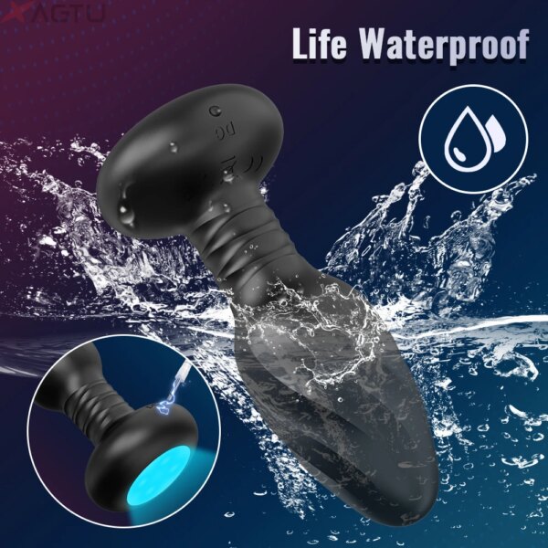 APP Control Prostate Massager Vibrator Male Rotation Ass Anal Plug Wireless Remote Butt Plug Vibrating Adult Sex Toys for Woman - Image 5