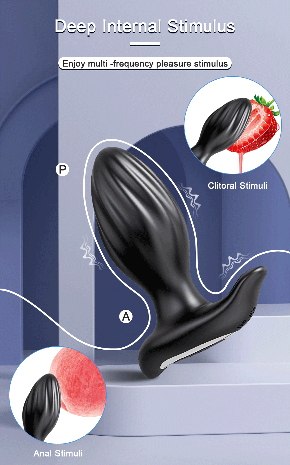APP Control Prostate Massager Vibrator Male Rotation Ass Anal Plug Wireless Remote Butt Plug Vibrating Adult Sex Toys for Woman