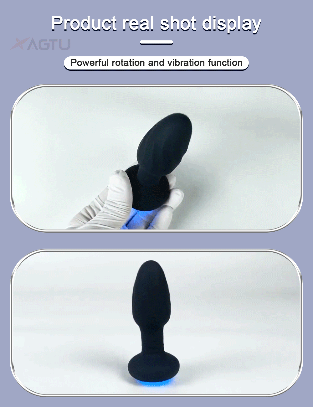 APP Control Prostate Massager Vibrator Male Rotation Ass Anal Plug Wireless Remote Butt Plug Vibrating Adult Sex Toys for Woman