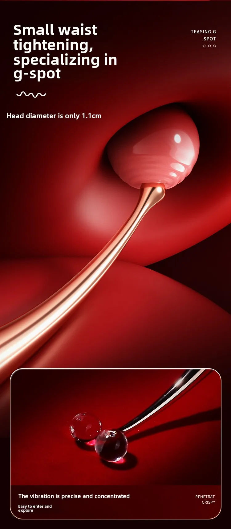 G-point Vibrator Used for Female Stimulate The Clitoris Vibrator Multi Frequency Ultrasonic Vibration Masturbation Female