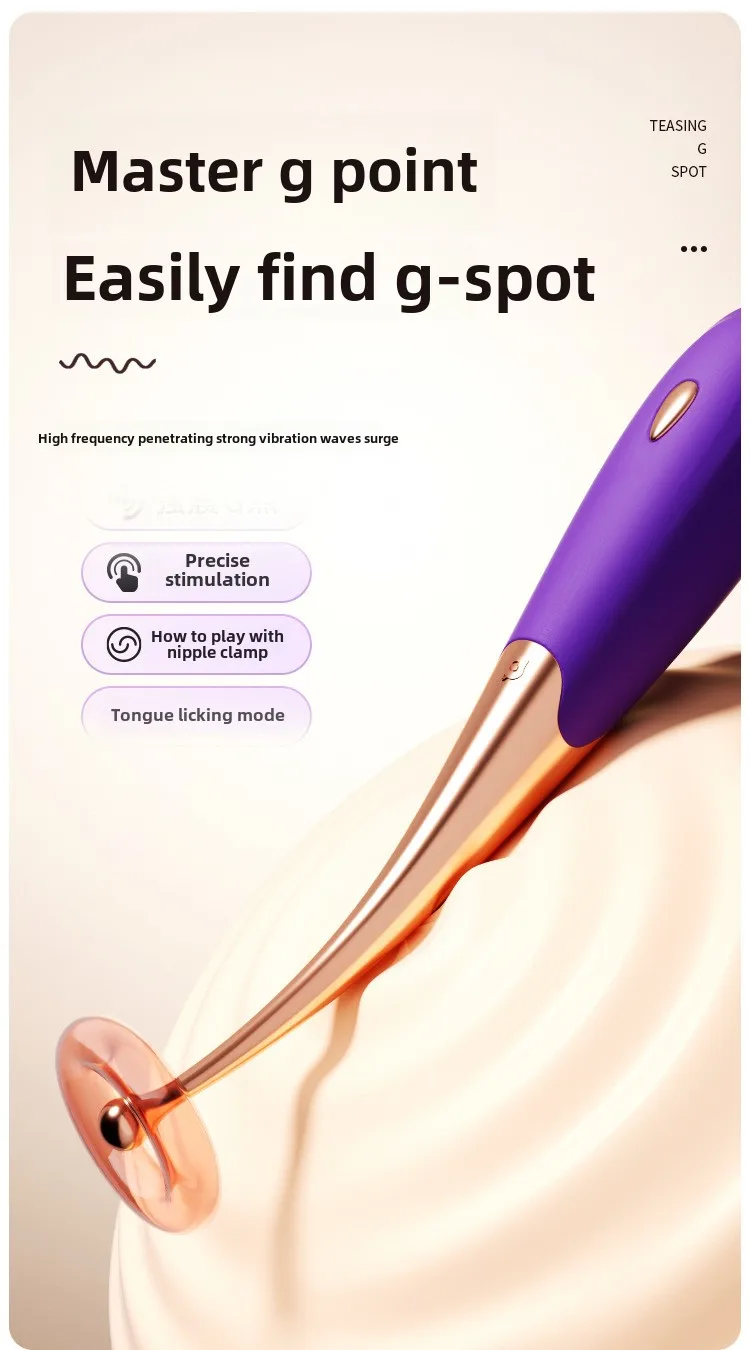 G-point Vibrator Used for Female Stimulate The Clitoris Vibrator Multi Frequency Ultrasonic Vibration Masturbation Female