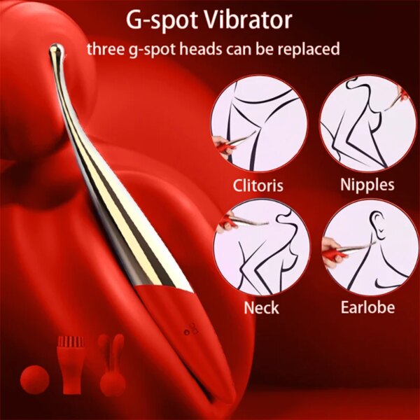 G-point Vibrator Used for Female Stimulate The Clitoris Vibrator Multi Frequency Ultrasonic Vibration Masturbation Female - Image 3
