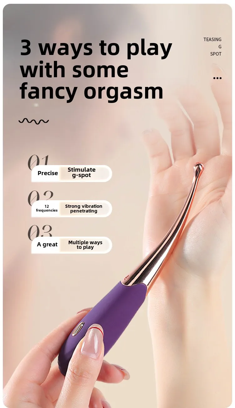 G-point Vibrator Used for Female Stimulate The Clitoris Vibrator Multi Frequency Ultrasonic Vibration Masturbation Female