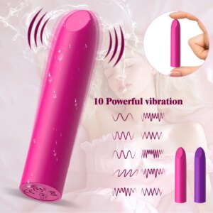 Mini Bullet Vibrators For Women Erotic Magic Wand Massage G-Spot Dildo Pocket Female Masturbator Adult Sex Product Love Sex Toys